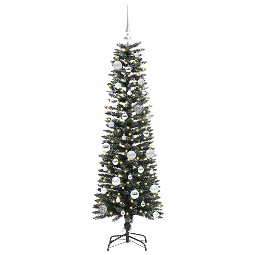 vidaXL Artificial Christmas Tree with 150 LEDs with Stand Green 150 cm - 48128