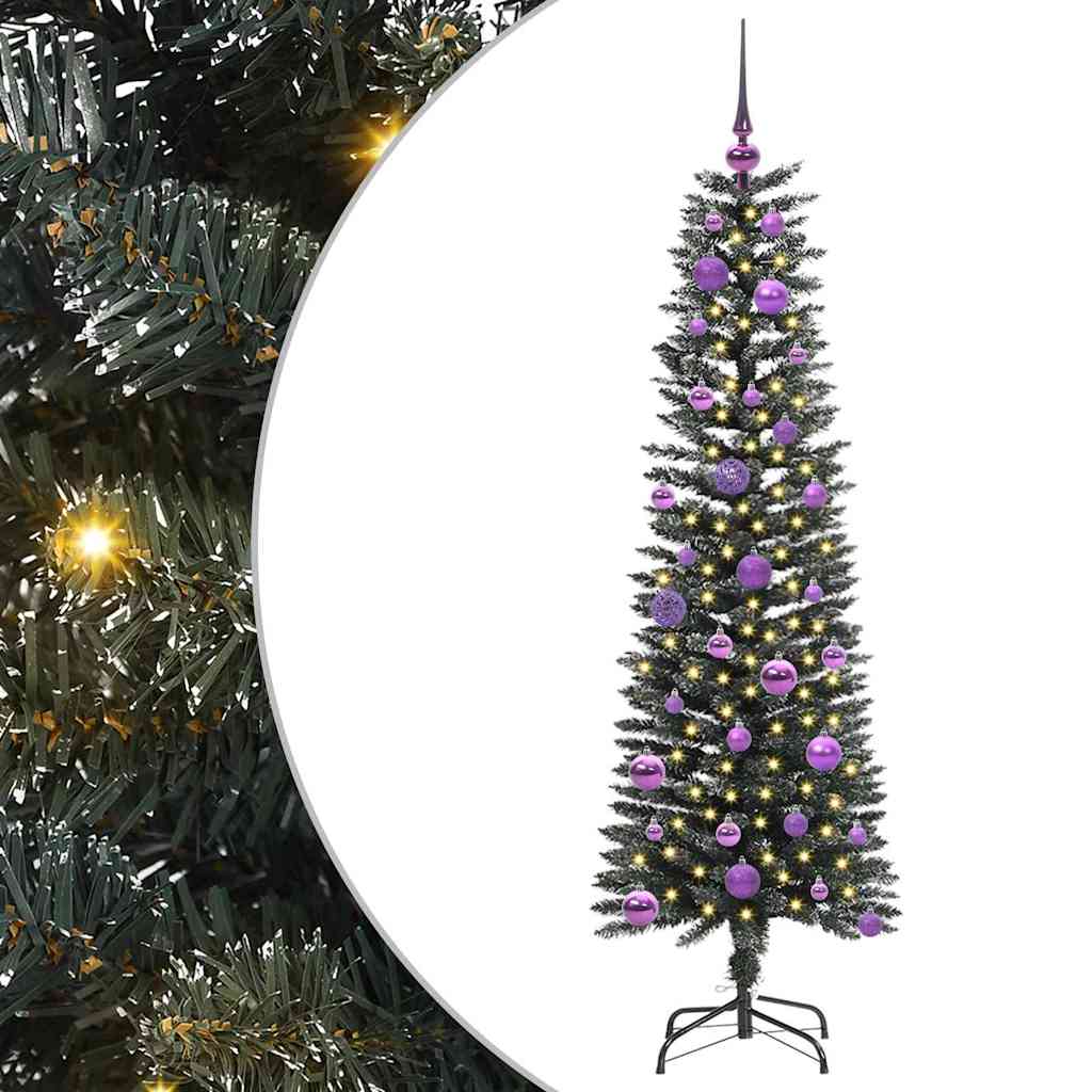 vidaXL Artificial Christmas Tree with 150 LEDs with Stand Green 150 cm - 48137