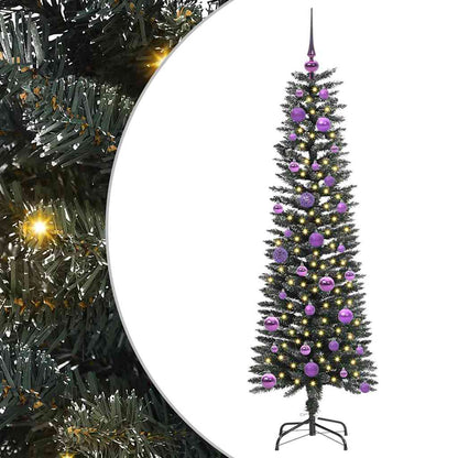 vidaXL Artificial Christmas Tree with 150 LEDs with Stand Green 150 cm - 48137