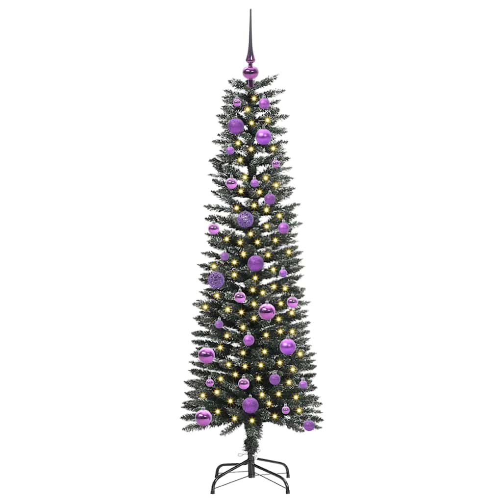 vidaXL Artificial Christmas Tree with 150 LEDs with Stand Green 150 cm - 48137