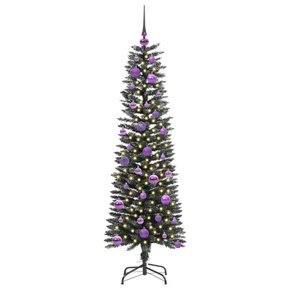 vidaXL Artificial Christmas Tree with 150 LEDs with Stand Green 150 cm - 48137