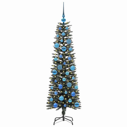 vidaXL Artificial Christmas Tree with 150 LEDs with Stand Green 150 cm - 48141