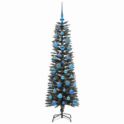 vidaXL Artificial Christmas Tree with 150 LEDs with Stand Green 150 cm - 48141