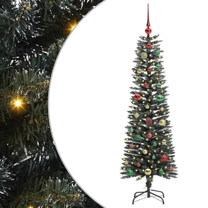 vidaXL Artificial Christmas Tree with 150 LEDs with Stand Green 150 cm - 48142