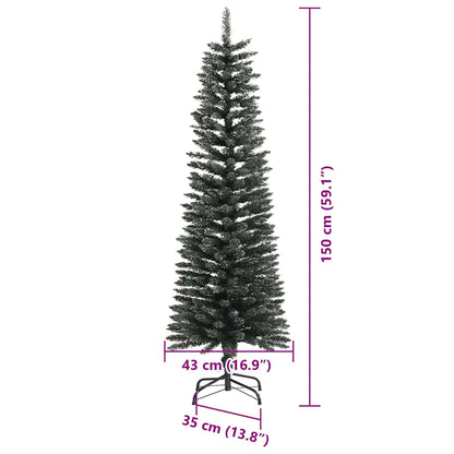 vidaXL Artificial Christmas Tree with 150 LEDs with Stand Green 150 cm - 48142