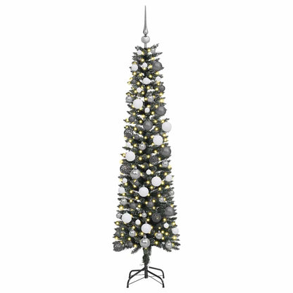 vidaXL Artificial Christmas Tree with 300 LEDs with Stand Green 180 cm - 48147
