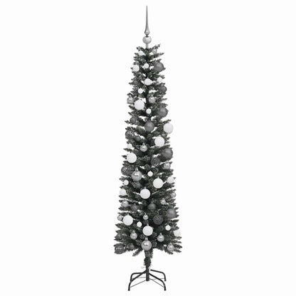 vidaXL Artificial Christmas Tree with 300 LEDs with Stand Green 180 cm - 48147