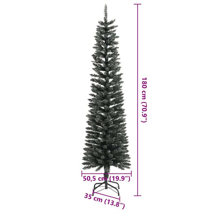 vidaXL Artificial Christmas Tree with 300 LEDs with Stand Green 180 cm - 48147