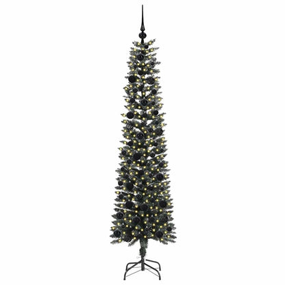 vidaXL Artificial Christmas Tree with 300 LEDs with Stand Green 180 cm - 48160