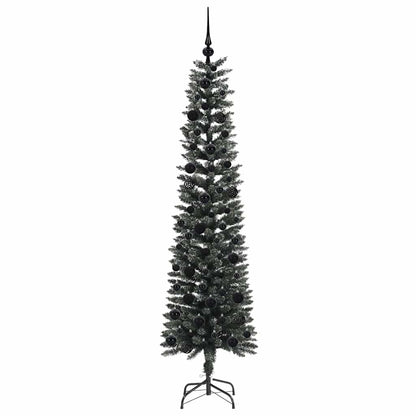 vidaXL Artificial Christmas Tree with 300 LEDs with Stand Green 180 cm - 48160