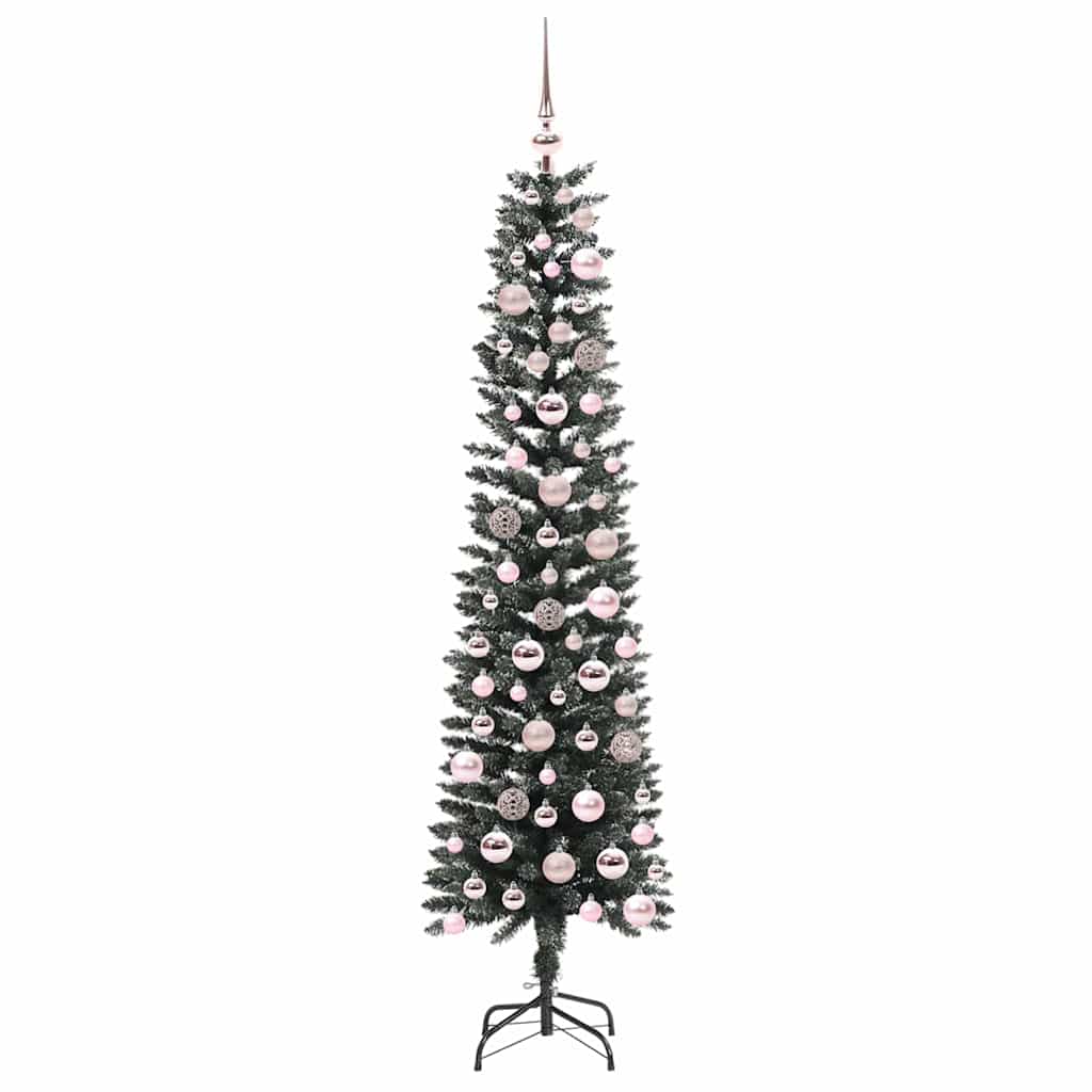 vidaXL Artificial Christmas Tree with 300 LEDs with Stand Green 180 cm - 48169