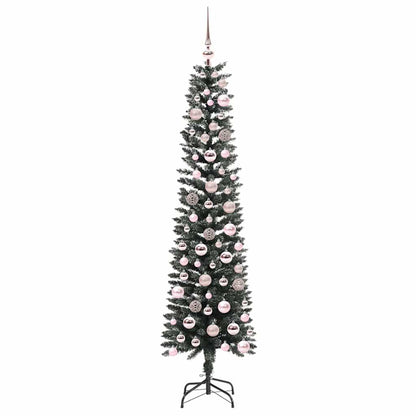 vidaXL Artificial Christmas Tree with 300 LEDs with Stand Green 180 cm - 48169