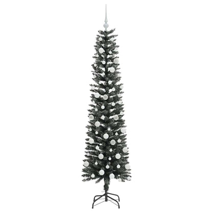 vidaXL Artificial Christmas Tree with 300 LEDs with Stand Green 180 cm - 48176