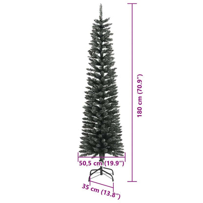 vidaXL Artificial Christmas Tree with 300 LEDs with Stand Green 180 cm - 48176