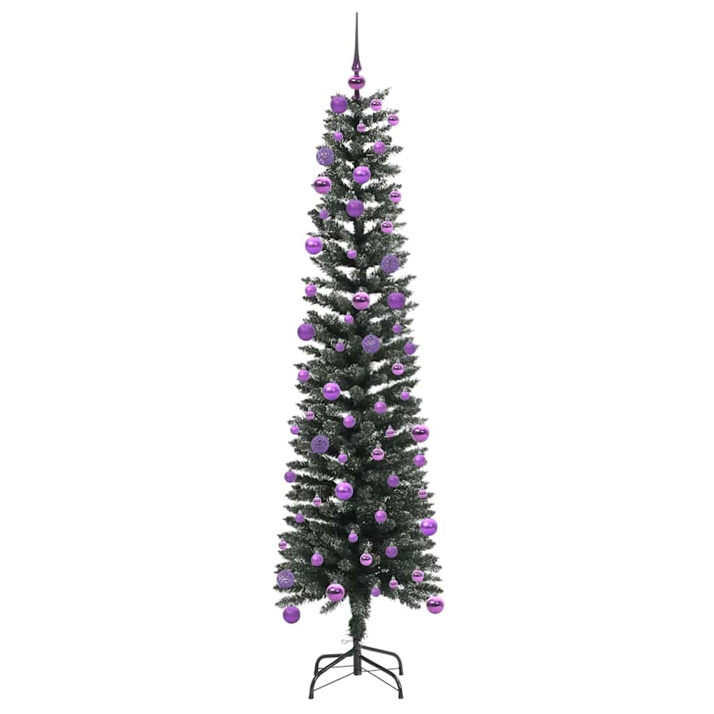 vidaXL Artificial Christmas Tree with 300 LEDs with Stand Green 180 cm - 48177