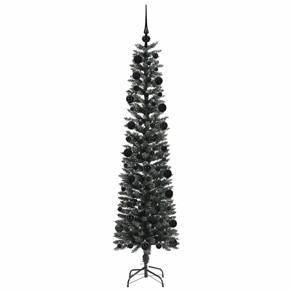vidaXL Artificial Christmas Tree with 300 LEDs with Stand Green 210 cm - 48187