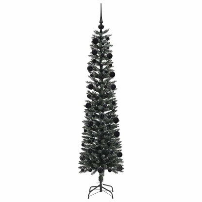 vidaXL Artificial Christmas Tree with 300 LEDs with Stand Green 210 cm - 48187