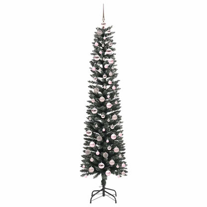 vidaXL Artificial Christmas Tree with 300 LEDs with Stand Green 210 cm - 48188