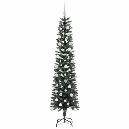 vidaXL Artificial Christmas Tree with 300 LEDs with Stand Green 210 cm - 48192