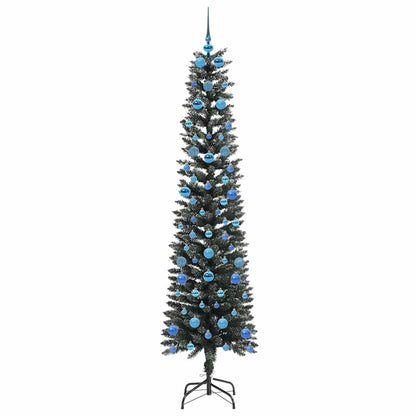 vidaXL Artificial Christmas Tree with 300 LEDs with Stand Green 210 cm - 48200