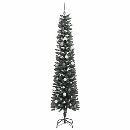 vidaXL Artificial Christmas Tree with 300 LEDs with Stand Green 240 cm - 48205