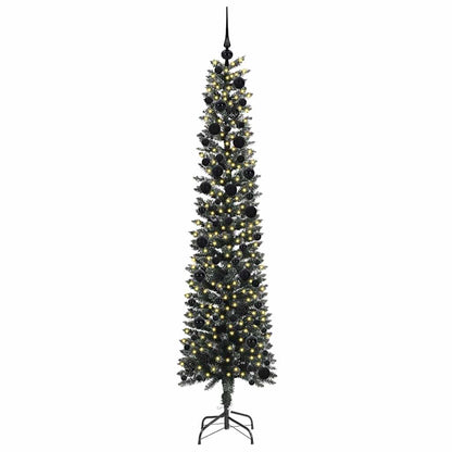 vidaXL Artificial Christmas Tree with 300 LEDs with Stand Green 240 cm - 48207