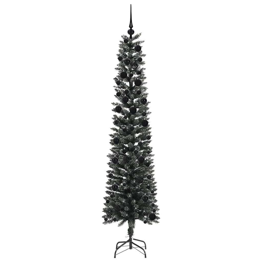 vidaXL Artificial Christmas Tree with 300 LEDs with Stand Green 240 cm - 48207