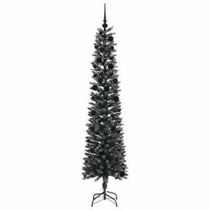 vidaXL Artificial Christmas Tree with 300 LEDs with Stand Green 240 cm - 48207