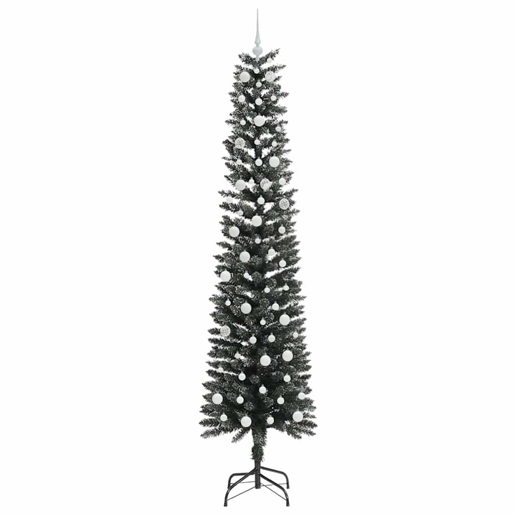 vidaXL Artificial Christmas Tree with 300 LEDs with Stand Green 240 cm - 48213