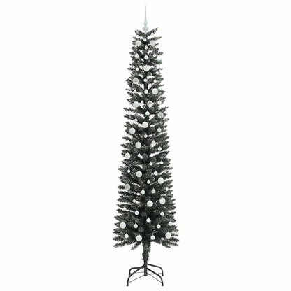 vidaXL Artificial Christmas Tree with 300 LEDs with Stand Green 240 cm - 48213