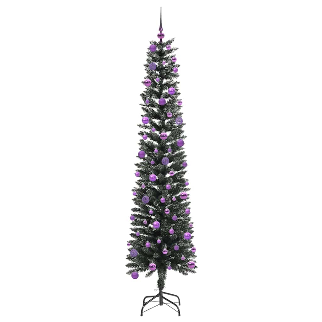 vidaXL Artificial Christmas Tree with 300 LEDs with Stand Green 240 cm - 48220