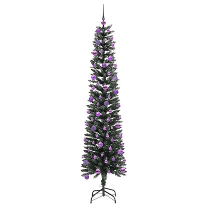vidaXL Artificial Christmas Tree with 300 LEDs with Stand Green 240 cm - 48220