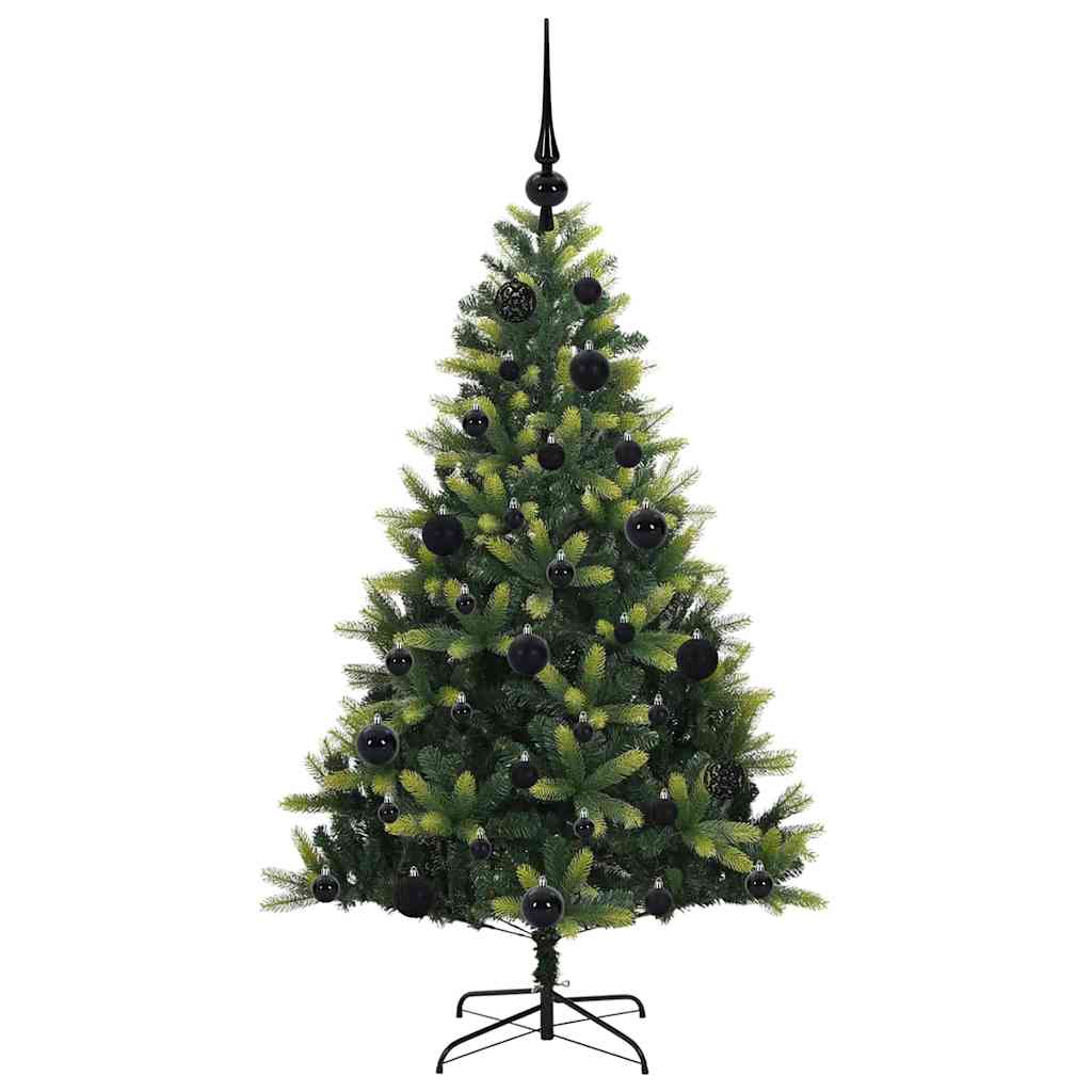 vidaXL Artificial Hinged Christmas Tree 150 LEDs Green 120 cm - 48237