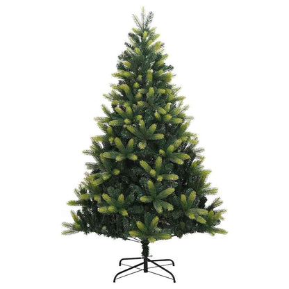 vidaXL Artificial Hinged Christmas Tree 150 LEDs Green 120 cm - 48261