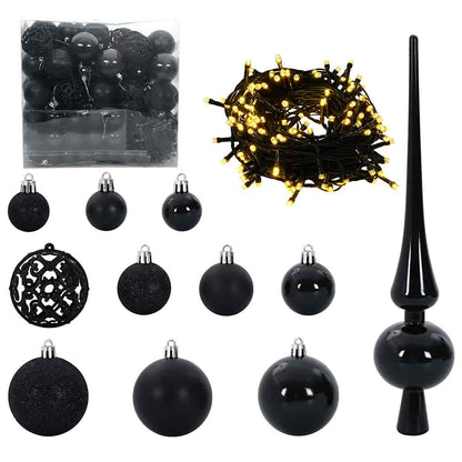 vidaXL Artificial Hinged Christmas Tree 300 LEDs Green 180 cm