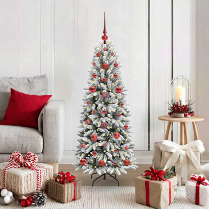 vidaXL Artificial Christmas Tree White 120 cm - 48378