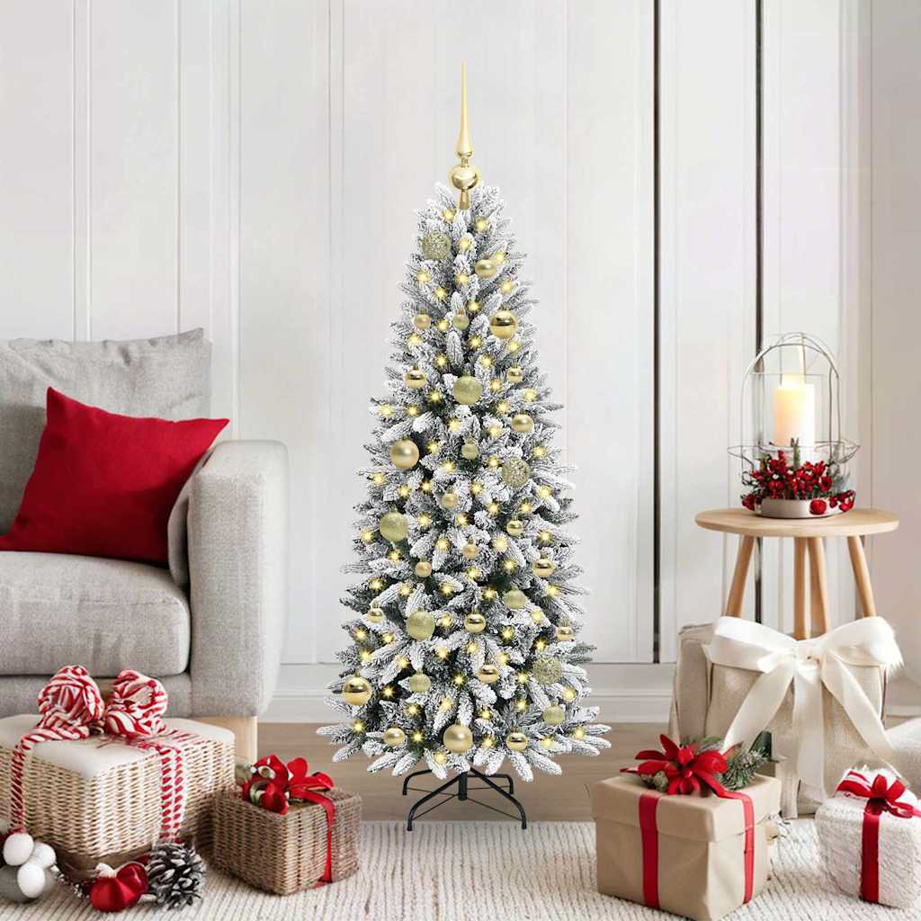 vidaXL Artificial Christmas Tree White 120 cm - 48409