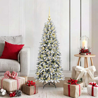 vidaXL Artificial Christmas Tree White 120 cm - 48409