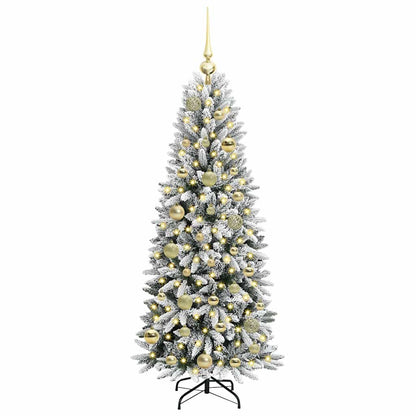 vidaXL Artificial Christmas Tree White 120 cm - 48409