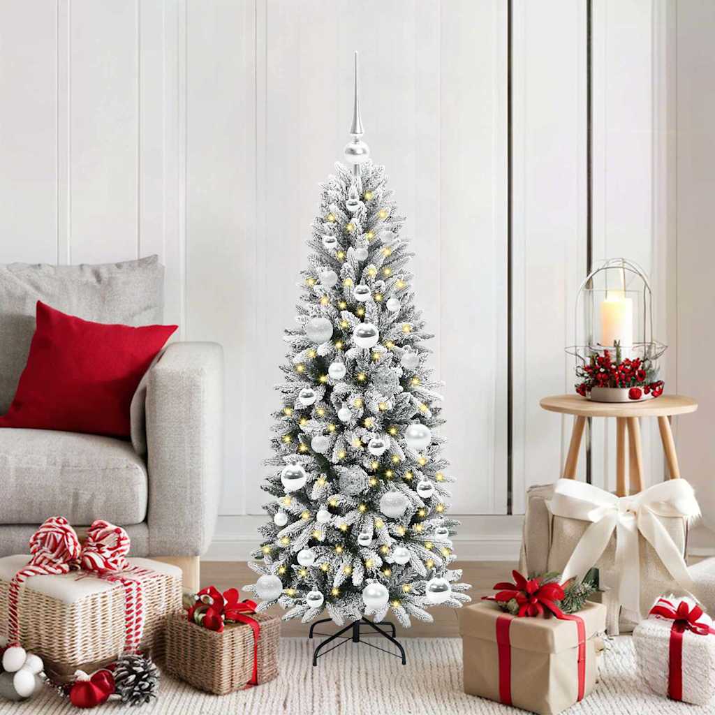 vidaXL Artificial Christmas Tree White 120 cm - 48410