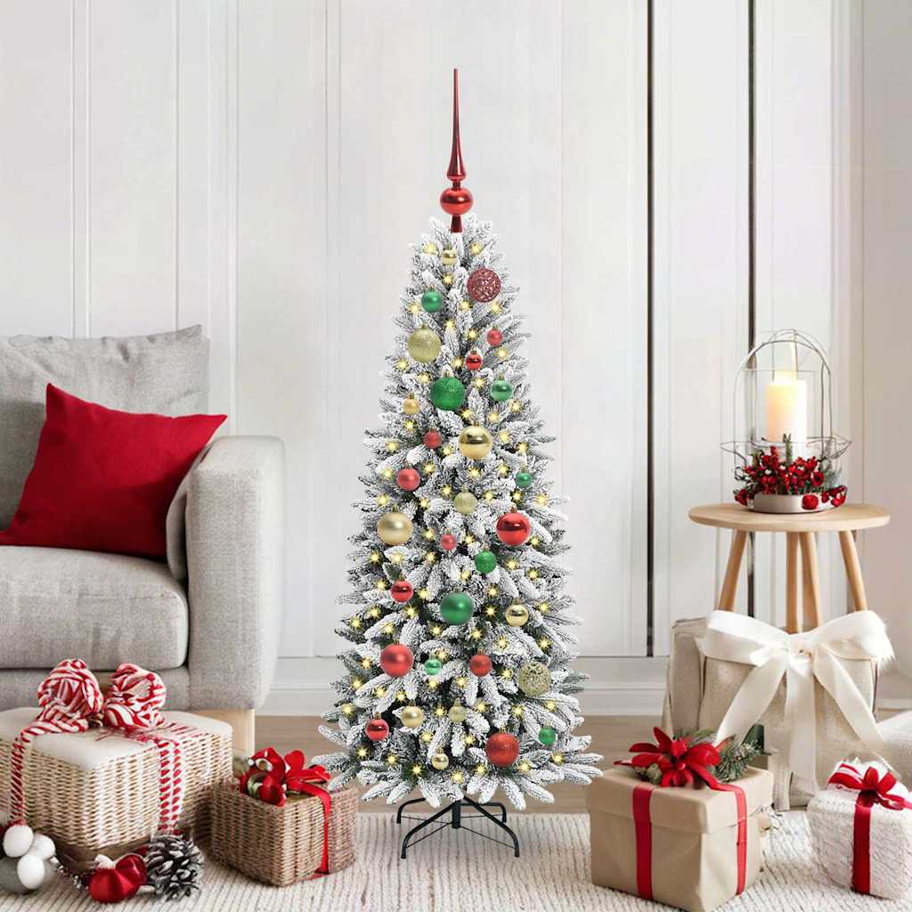 vidaXL Artificial Christmas Tree White 120 cm - 48435