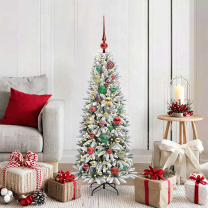 vidaXL Artificial Christmas Tree White 120 cm - 48435