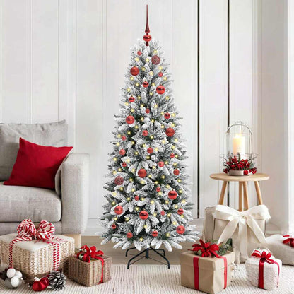 vidaXL Artificial Christmas Tree White 150 cm - 48445