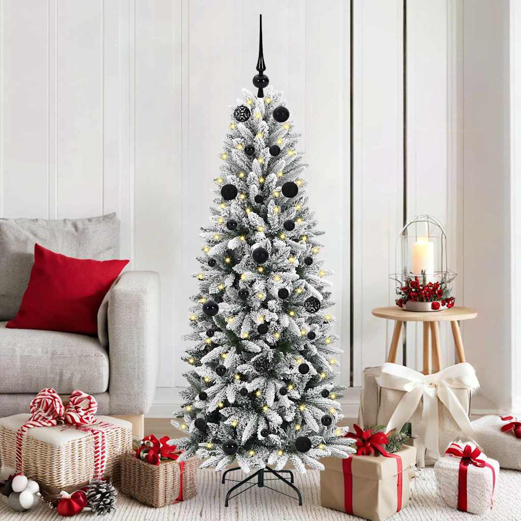 vidaXL Artificial Christmas Tree White 150 cm - 48450