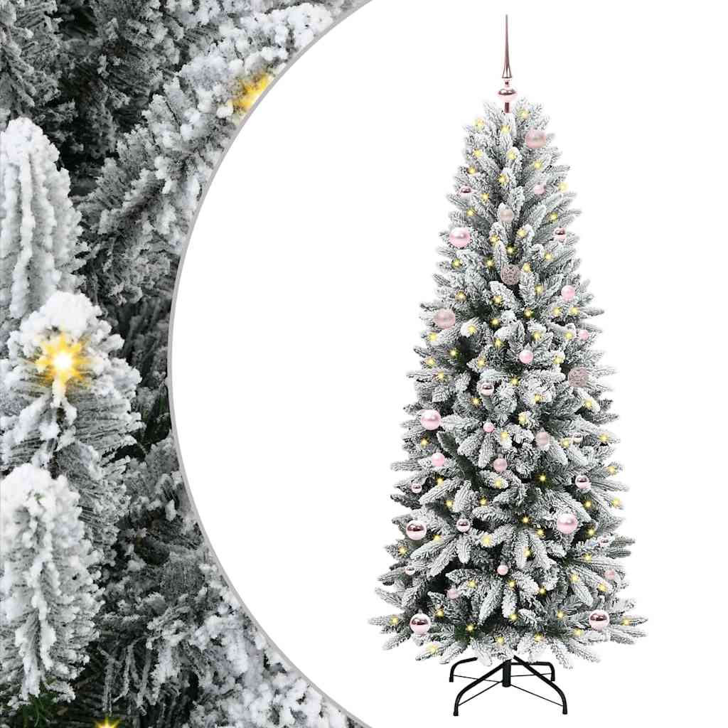 vidaXL Artificial Christmas Tree White 150 cm - 48451
