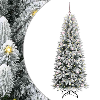 vidaXL Artificial Christmas Tree White 150 cm - 48451