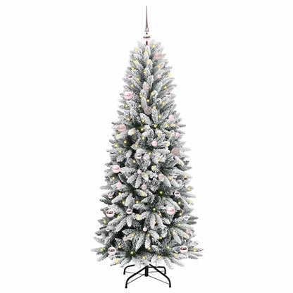 vidaXL Artificial Christmas Tree White 150 cm - 48451