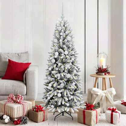vidaXL Artificial Christmas Tree White 150 cm - 48452