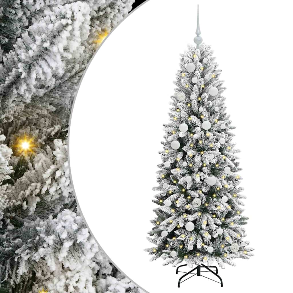 vidaXL Artificial Christmas Tree White 150 cm - 48452