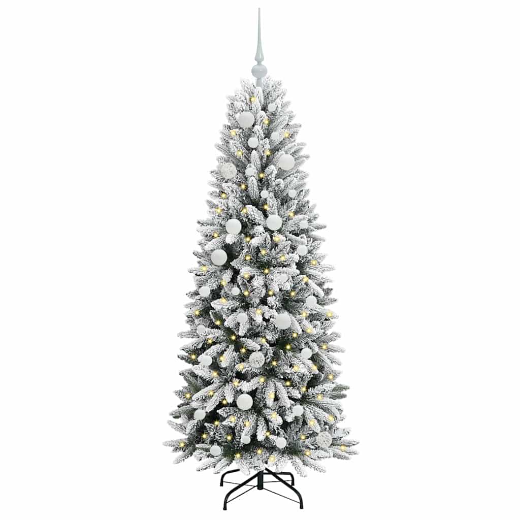 vidaXL Artificial Christmas Tree White 150 cm - 48452